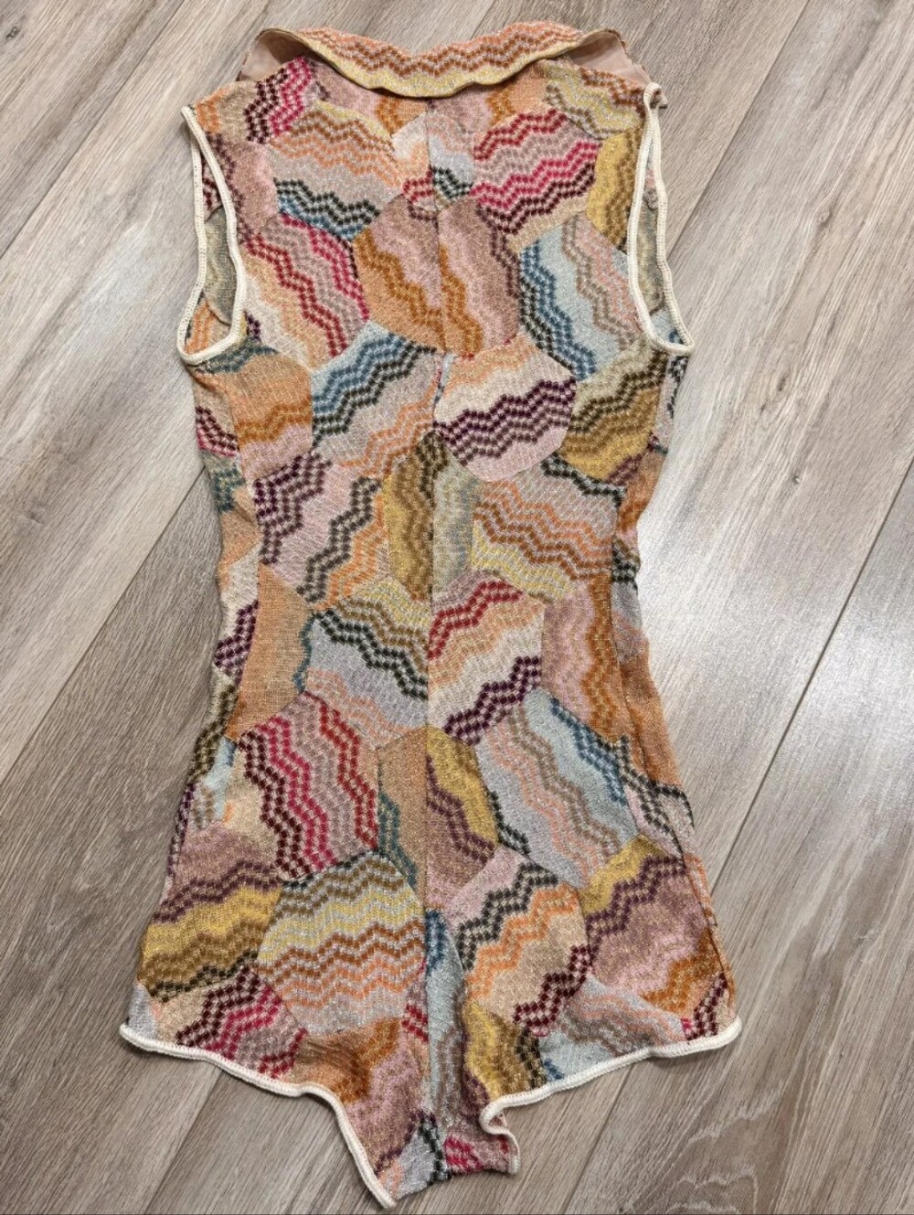 Missoni Mare Lace-Up Knit Romper Size 38 - Picture 6 of 6